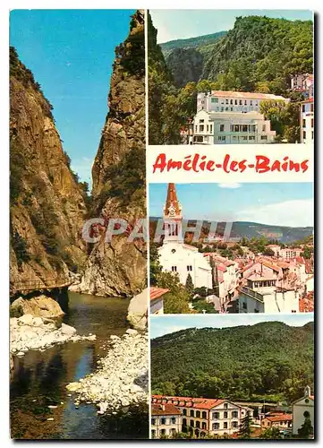 Cartes postales moderne Lumiere et Couleurs du Vallespir Amelie les Bains Station thermale et climatique d'ete et d'hive