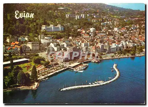 Cartes postales moderne Evian les Bains Haute Savoie Le Port et la Ville