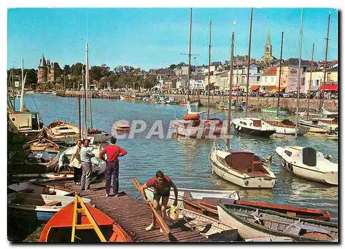 Cartes postales moderne Lumiere de la Cote de Jade Pornic Ensemble du port