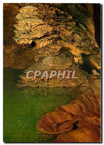 Cartes postales moderne Gouffre de Padirac Lot Lac superieur Stalagmites
