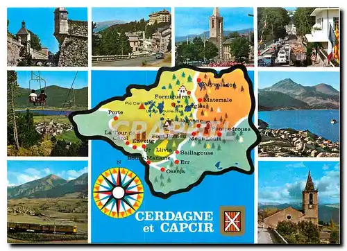 Cartes postales moderne Lumiere et Couleurs du Roussillon Py Or La Cerdagne et le Capcir