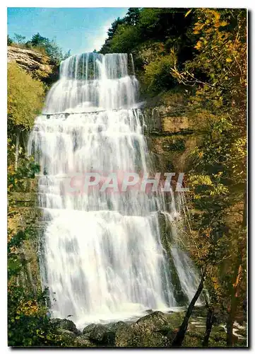 Cartes postales moderne Sites du Jura Les cascades du Herisson L'Eventail