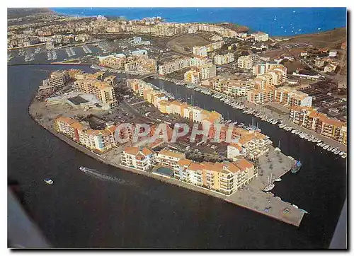 Moderne Karte Le Littoral Languedocien Le Cap d'Agde L'Ile aux Pecheurs