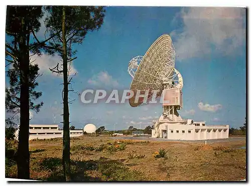 Moderne Karte Pleumeur Bodou Le Centre de Telecommunications par satellites L'antenne P B 2