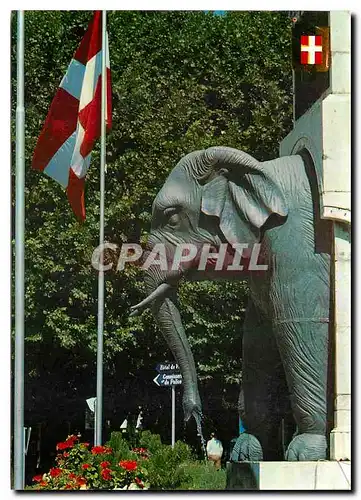 Moderne Karte Chambery Savoie Les Elephants