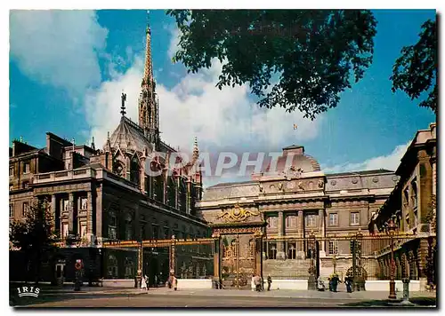 Cartes postales moderne Paris La Sainte Chapelle et le Palais de Justice