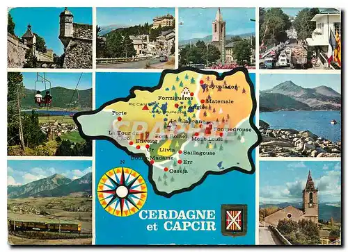 Moderne Karte Lumiere et Couleurs du Roussillon Py Or La Cerdagne et le Capcir