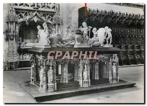 Moderne Karte Bourg en Bresse Ain Eglise de Brou Tombeau de Philibert le Beau