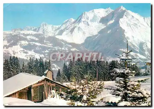 Cartes postales moderne Massif du Mont Blanc et Aiguilles de Chamonix