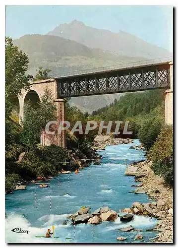 Cartes postales moderne Bourg St Maurice Les Arcs Un aspect du parcours des Championnats du Monde de Canoes kayaks sur l