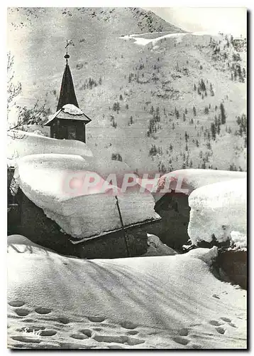 Cartes postales moderne Images de Chez Nous en Hiver L'hiver au coeur du petit village