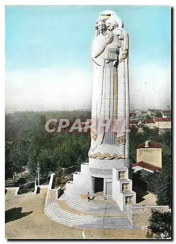 Cartes postales moderne Sanctuaire de Notre Dame du Sacre Coeur Le Mas Rillier par Miribel La Vierge Monumentale la plus