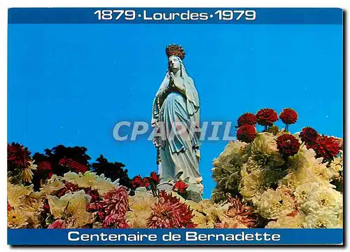 Cartes postales moderne Lourdes La Vierge Couronnee Centenaire de Bernadette