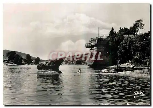 Moderne Karte Frontiere Franco-Suisse Villers le Lac les Bassins du Doubs le Rocher d'Hercule et la Casquette