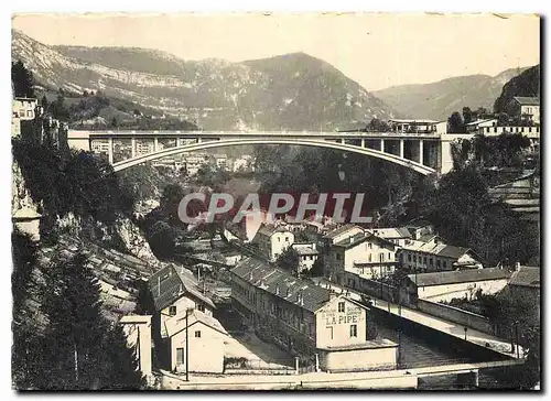 Moderne Karte Le Grand Pont de Saint Claude Jura