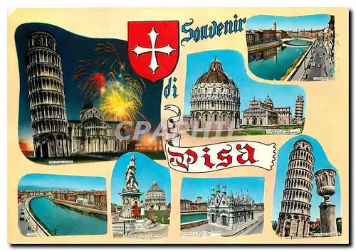 Cartes postales moderne Souvenir de Pisa