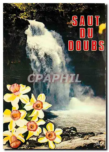 Cartes postales moderne La Franche Comte Pittoresque Frontiere Franco Suisse le Saut du Doubs