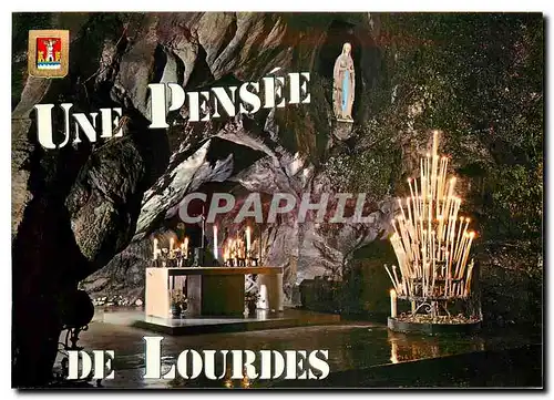 Cartes postales moderne Lourdes la Grotte Miraculeuse