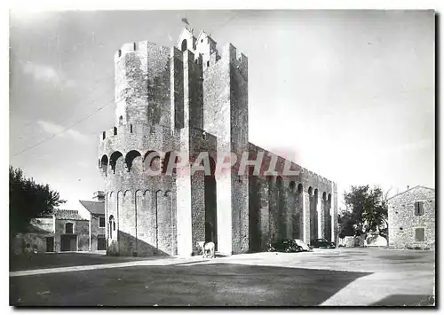 Moderne Karte La Camargue Sainte Maries de la Mer l'eglise Forteresse