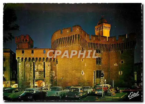 Moderne Karte En Pays Catalan Perpignan Pyrenees Orientales le Castillet Illumine Forteresse du XIV siecle