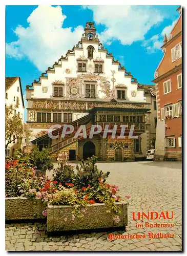 Cartes postales moderne Lindau in Bodensee Rathaus Vorderseite