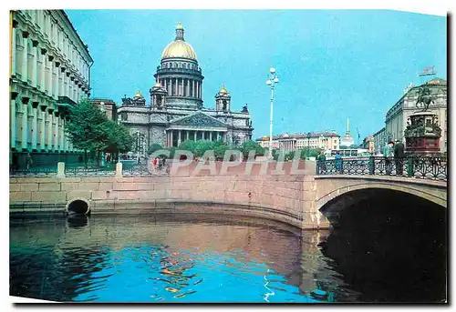 Cartes postales moderne Leningrad Cathedrale St Isaac