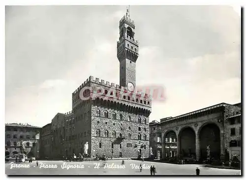 Cartes postales moderne Firenze Place Place Signoria le Palais Vecchio