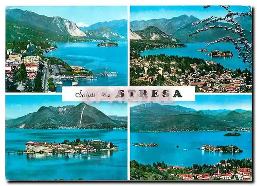 Cartes postales moderne Salutations de Stresa