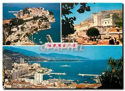 Moderne Karte Reflets de la Cote d'Azur Monaco