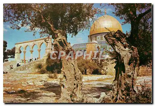 Moderne Karte Jerusalem Dome du rocher Mosquee d'Omar