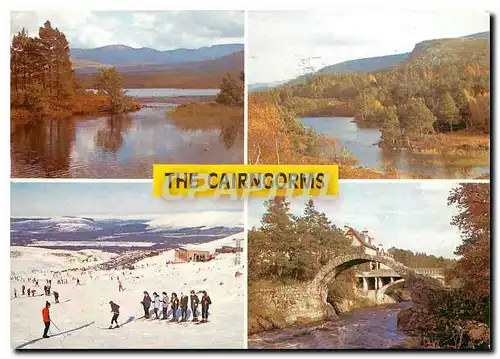 Moderne Karte The Cairngorms Inverness shire