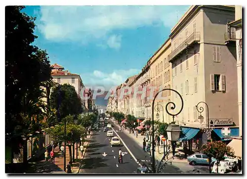 Moderne Karte Charmes et Couleurs de la Corse Ajaccio Corse Le Cours Napoleon