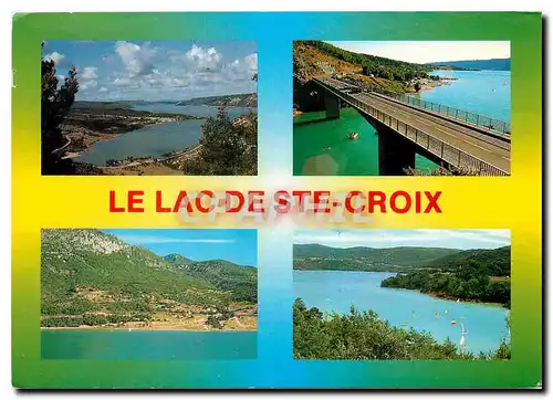 Cartes postales moderne Le Lac de Ste Croix forme par les Eaux du Verdon