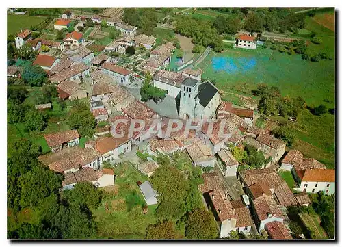 Moderne Karte Douzillac Dordogne Vue generale