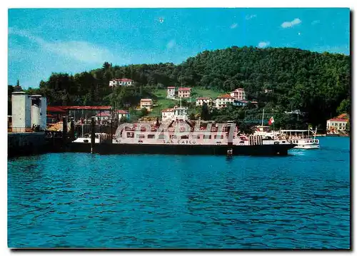 Cartes postales moderne Lago Maggiore Laveno Bateau