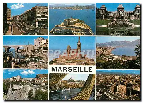 Cartes postales moderne Le Carrefour du Monde Marseille Souvenir