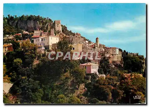 Moderne Karte Reflets de la Cote d'Azur Roquebrune Cap Martin A Mmes Le vieux village