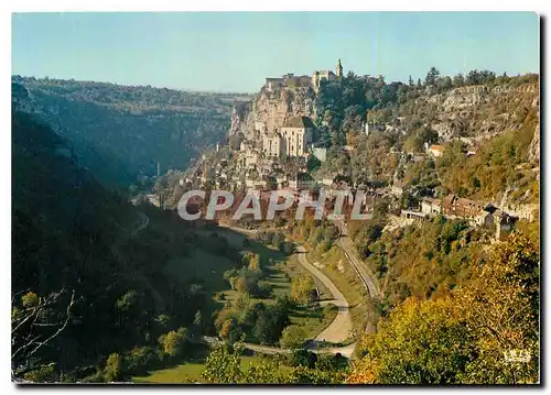 Cartes postales moderne Roc Amadour Lot Lieu de pelerinage celebre des le Moyen age Vue d'ensemble les sanctuaires et le