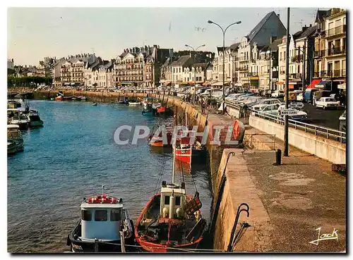 Moderne Karte Couleurs de Bretagne La Cote d'Amour Le Pouliguen Les Quais