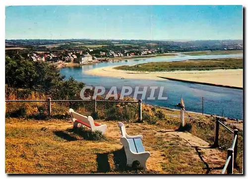 Cartes postales moderne Carteret Manche Panorama sur le Havre et le Port