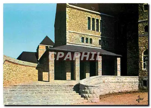 Cartes postales moderne Abbaye des Benedictines Saint Michel de Kergonan Plouharnel Porche d'entree de l'eglise