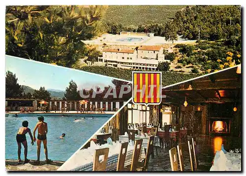 Moderne Karte Auberge de l'Alzine et sa Piscine L'Oasis des Corbieres