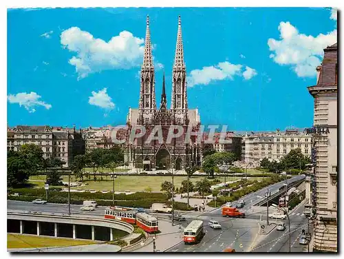 Moderne Karte Vienne Eglise Votive