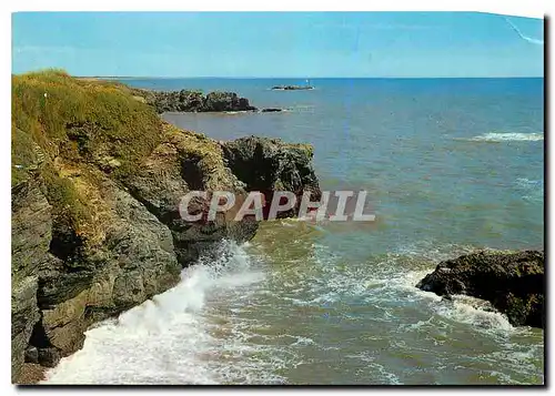 Moderne Karte La Vendee Touristique La Corniche Vendeenne Saint Hilaire de riez Effet de Vagues