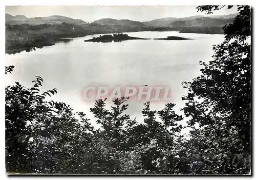 Cartes postales moderne Le lac D'Aiguebelette Savoie Vue d'ensemble