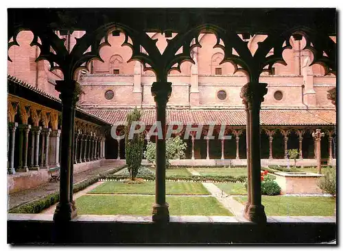 Moderne Karte Toulouse Ville rose Le cloitre du musee des Augustins