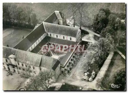 Moderne Karte Abbaye du Bec Hellouin Eure Le Cloitre