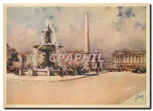 Cartes postales moderne Paris Place de la Concorde