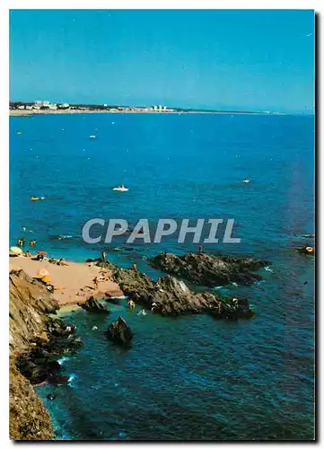 Cartes postales moderne Argeles sur Mer Le Racou Les rochers au fond Argeles