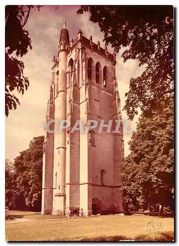 Moderne Karte Abbaye N D du Bec Hellouin Eure La Tour Saint Nicolas